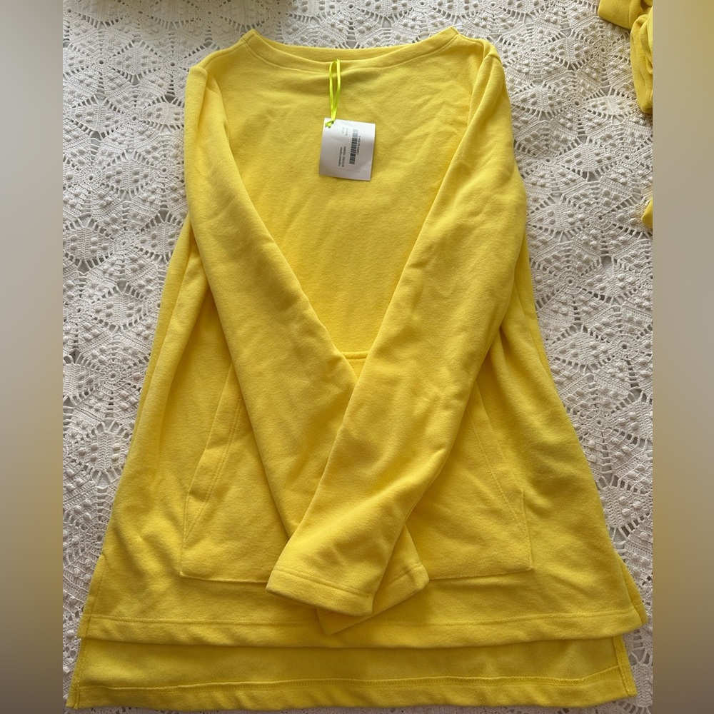 Dudley Stephens Vibrant Yellow Turtleneck Sweater